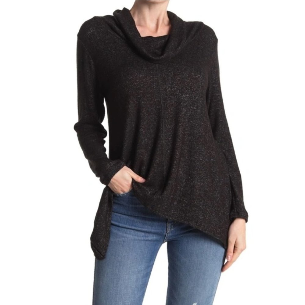 Forgotten Grace Knit Cowl Neck Sweater